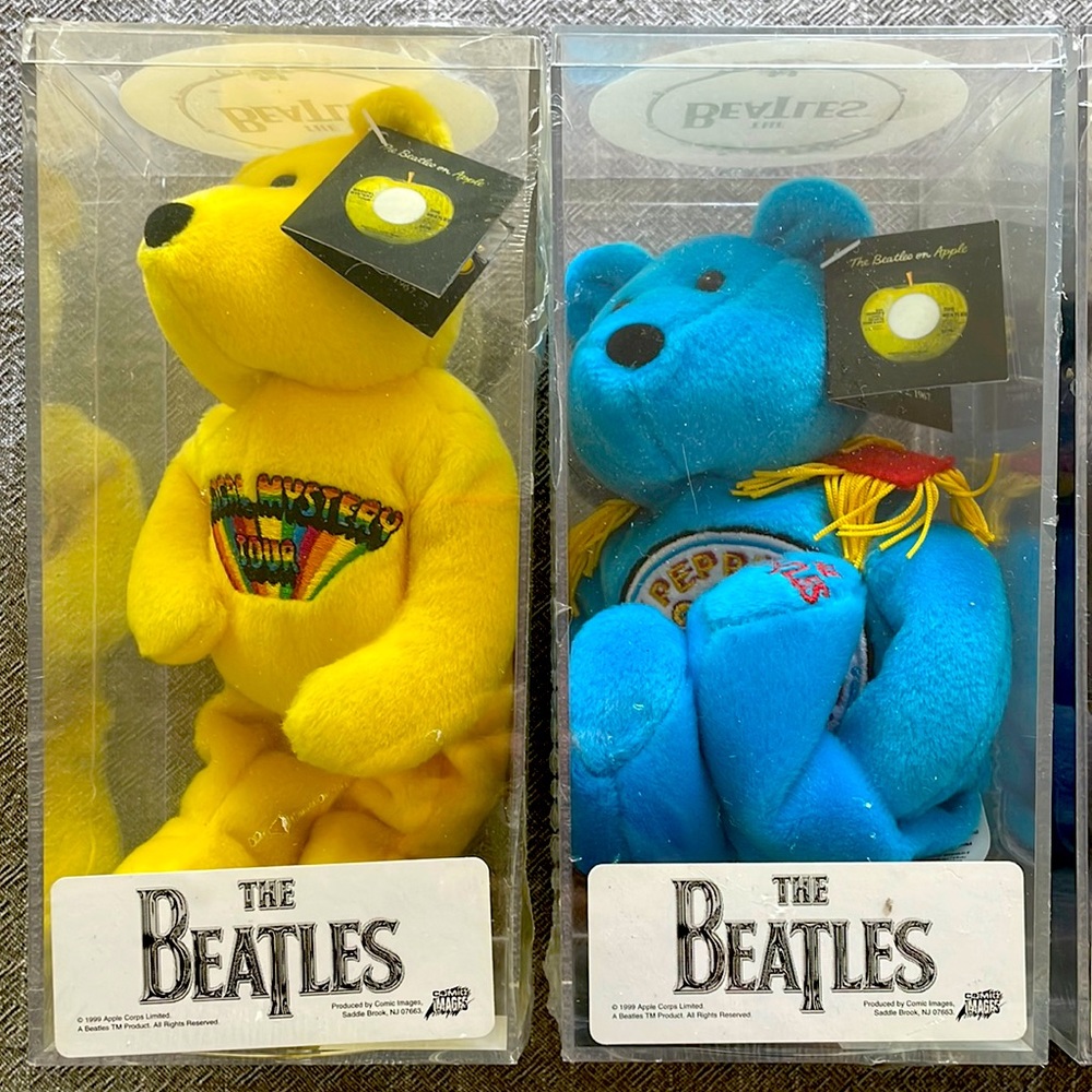 The Beatles Bears by Apple Corp 1999 / Factory Sealed